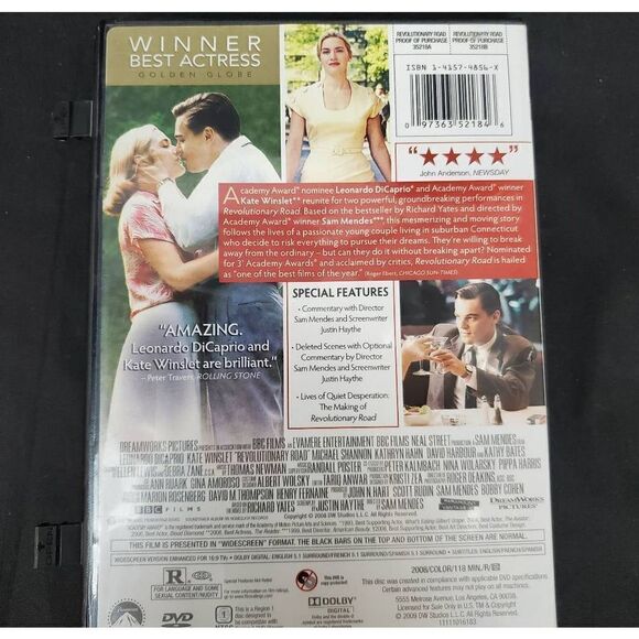 Revolutionary Road, 2008 Film, Drama/Romance Movie DVD - Picture 3 of 3